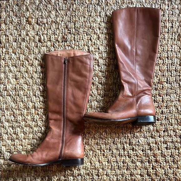 Corso Como Brown Leather Boots - Picture 1 of 11